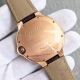Replica Swiss Cartier Ballon Bleu Watch Rose Gold Diamond Markers Leather 42mm (7)_th.jpg